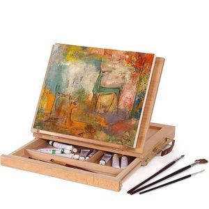 Tabletop art easel painting portable